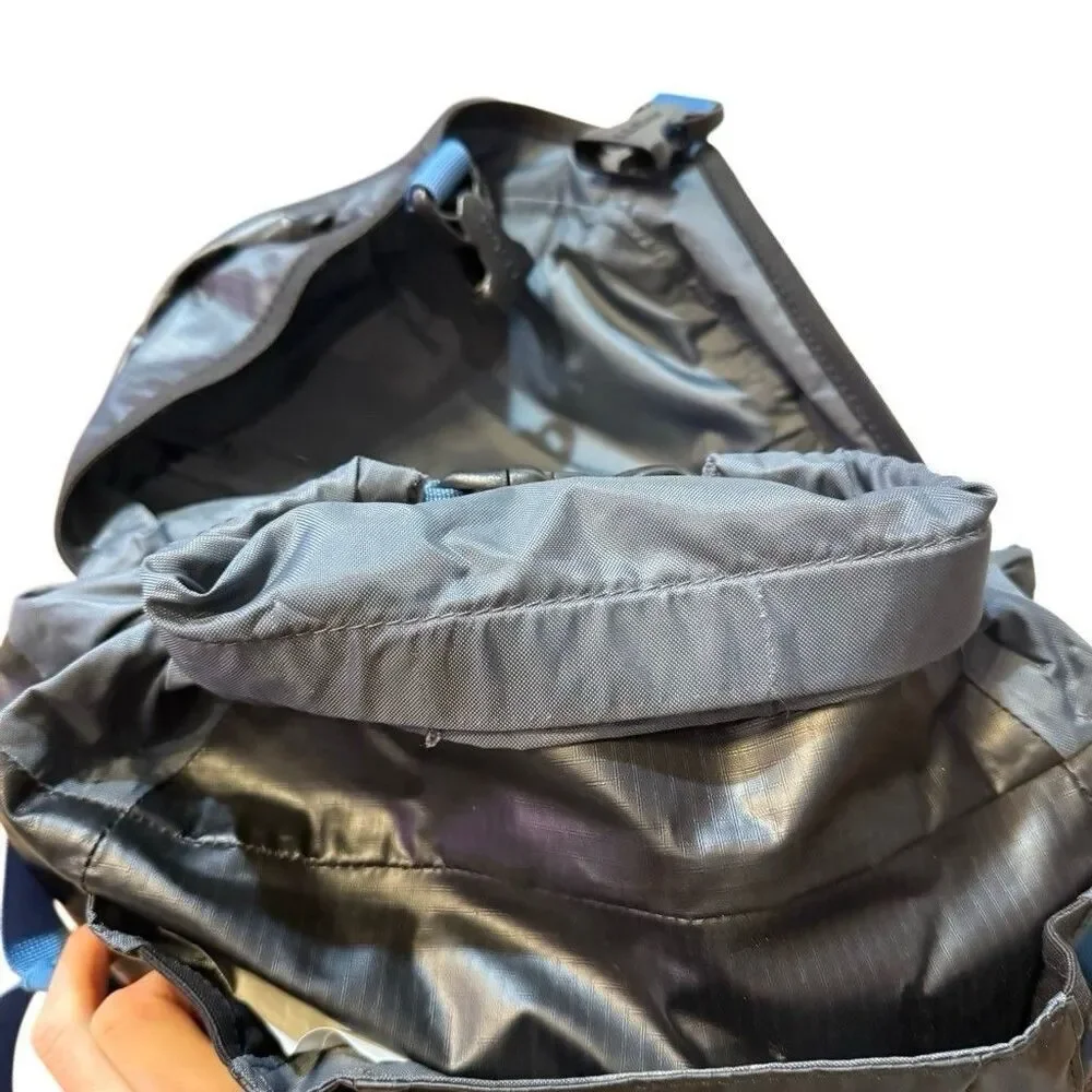 L.L. Bean All Conditions Daypack Hiking Backpack Waterproof 24L Black Blue